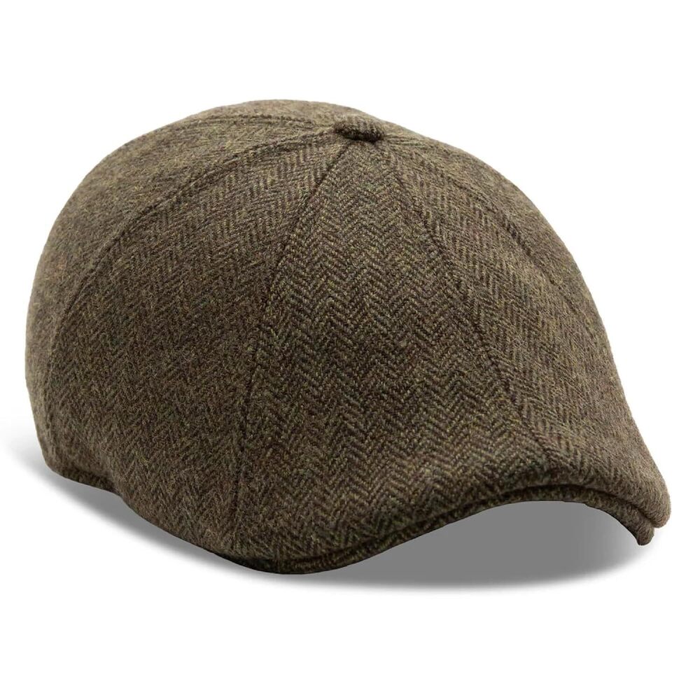 The Original Boston Scally Cap - Insulated Peaky Newsboy Flat Cap - 8 Panel Poly